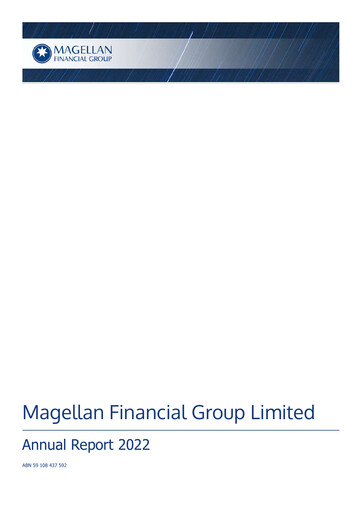 Thumbnail Magellan Financial Group Annual Report 2022