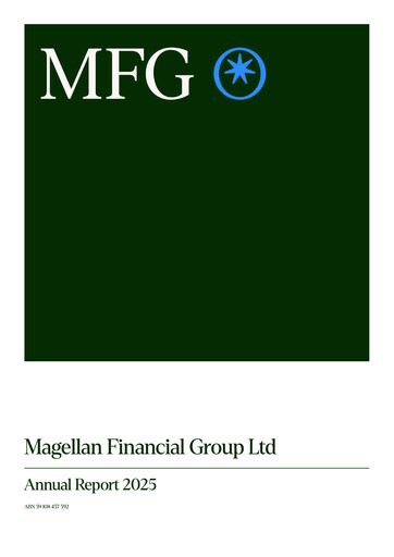 Thumbnail Magellan Financial Group Annual Report 2025