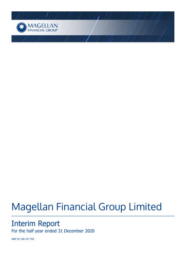 Thumbnail Magellan Financial Group Half-year Report 2021-h1