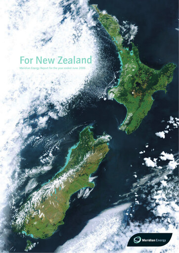 Thumbnail Meridian Energy Annual Report 2006