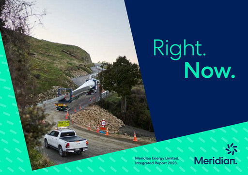 Thumbnail Meridian Energy Annual Report 2023