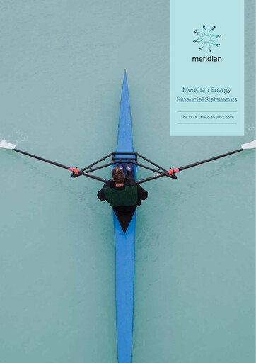 Thumbnail Meridian Energy Financial Statement 2011