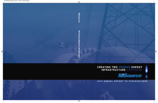 Thumbnail NiSource
 Annual Report 2014