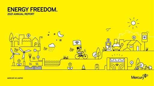 Thumbnail Mercury NZ Annual Report 2021