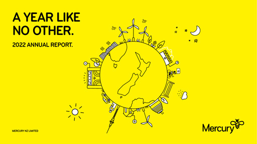 Thumbnail Mercury NZ Annual Report 2022