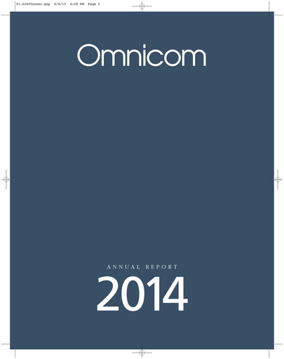 Thumbnail Omnicom Group Annual Report 2014