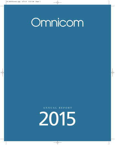 Thumbnail Omnicom Group Annual Report 2015