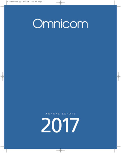 Thumbnail Omnicom Group Annual Report 2017