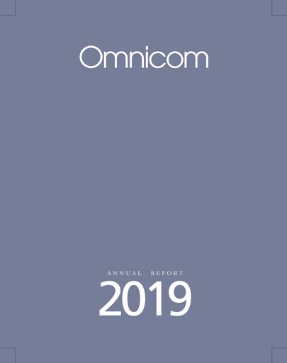 Thumbnail Omnicom Group Annual Report 2019