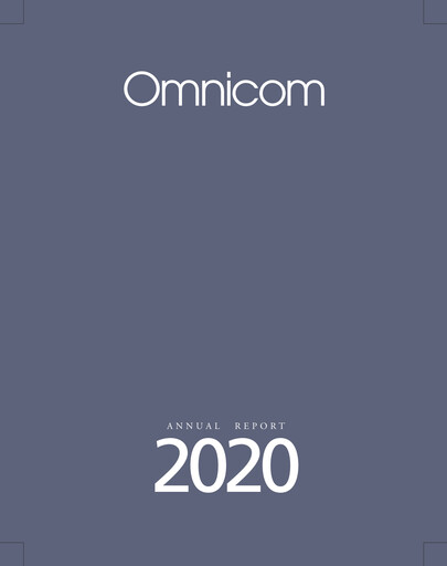 Thumbnail Omnicom Group Annual Report 2020