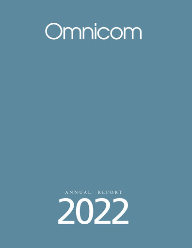 Thumbnail Omnicom Group Annual Report 2022