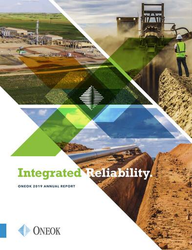 Thumbnail Oneok Annual Report 2019