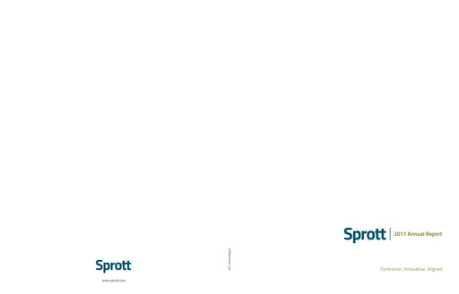 Thumbnail Sprott Inc Annual Report 2017