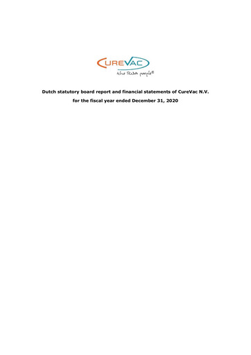 Vorschaubild Curevac Finanzmitteilung 2020