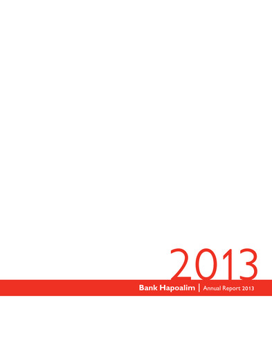 Thumbnail Bank Hapoalim
 Annual Report 2013
