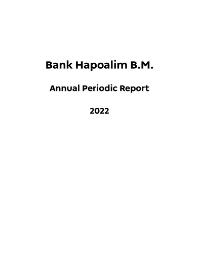 Thumbnail Bank Hapoalim
 Annual Report 2022