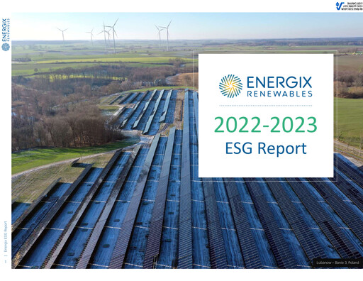 Thumbnail Energix Renewable Energies ESG Report 2022-2023