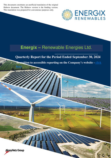 Thumbnail Energix Renewable Energies Quarterly Report 2024-q3