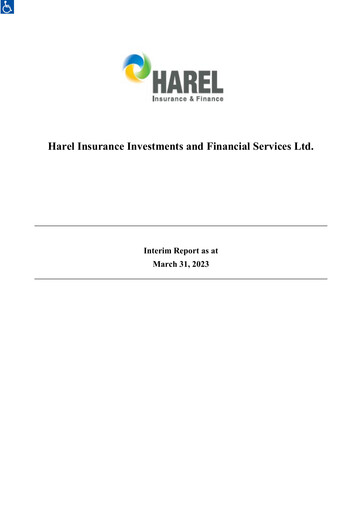 Thumbnail Harel Group
 Quarterly Report 2023-q1