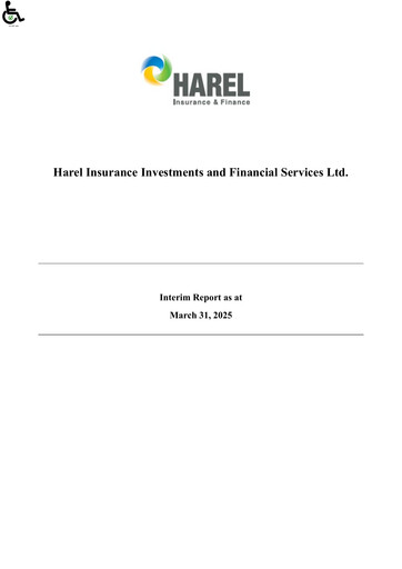 Thumbnail Harel Group
 Quarterly Report 2025-q1