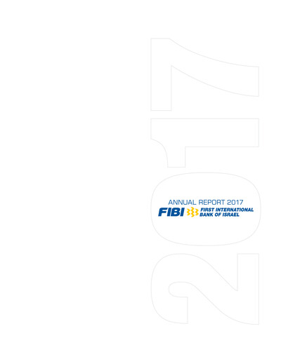 Miniature First International Bank of Israel Rapport annuel 2017