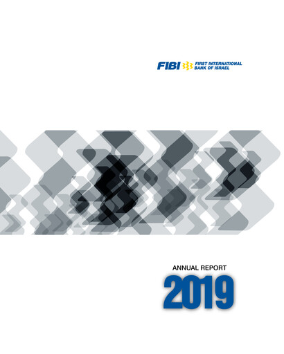Miniature First International Bank of Israel Rapport annuel 2019
