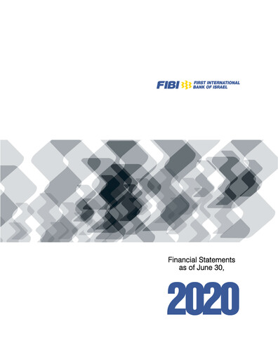 Miniature First International Bank of Israel Bilan financier 2020-h1