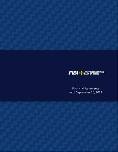 Thumbnail First International Bank of Israel Financial Statement 2023-9m