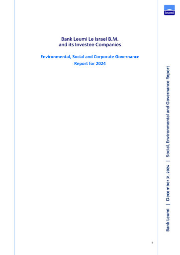 Thumbnail Bank Leumi
 ESG Report 2024