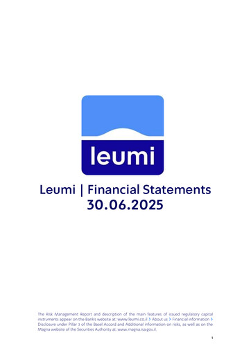 Vorschaubild Bank Leumi
 Finanzmitteilung 2025-h1