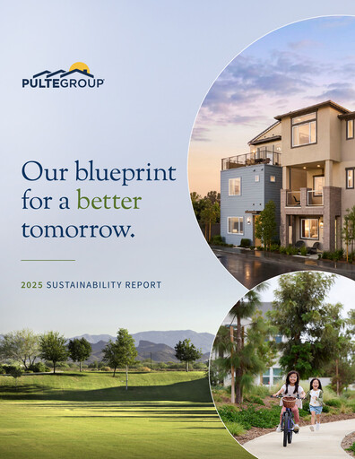 Thumbnail PulteGroup Sustainability Report 2025