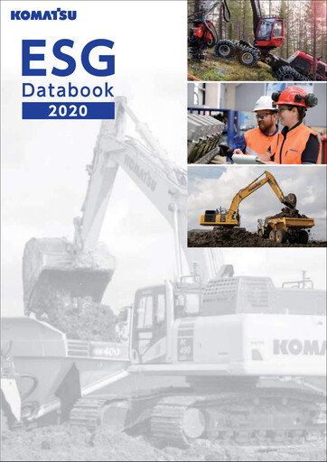Thumbnail Komatsu ESG Report 2020