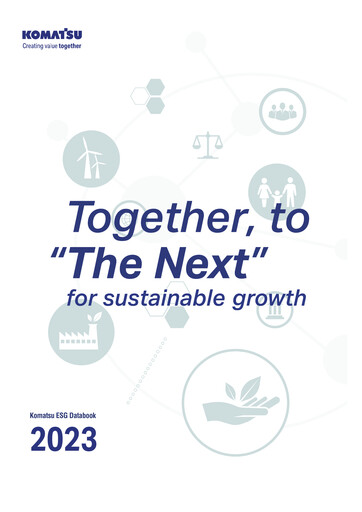 Thumbnail Komatsu ESG Report 2023