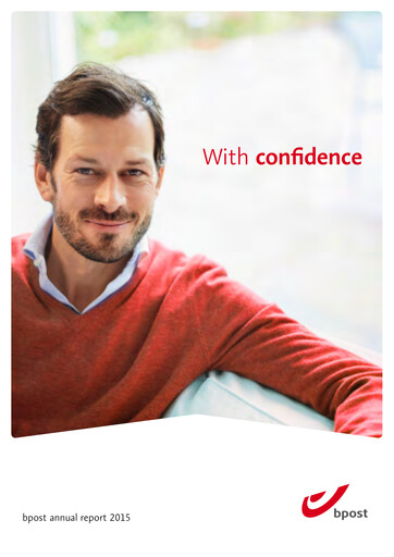 Vorschaubild Bpost Jahresbericht 2015