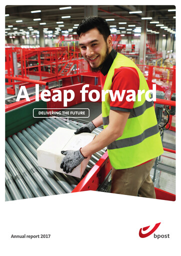 Vorschaubild Bpost Jahresbericht 2017