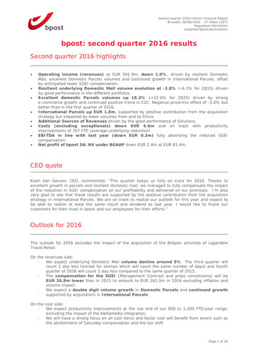 Thumbnail Bpost Half-year Report 2016-h1