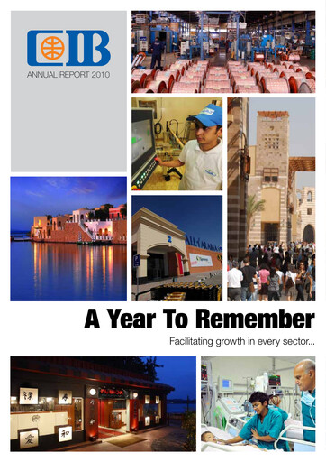 Thumbnail Commercial International Bank Annual Report 2010