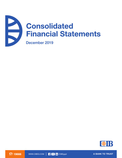 Thumbnail Commercial International Bank Financial Statement 2019