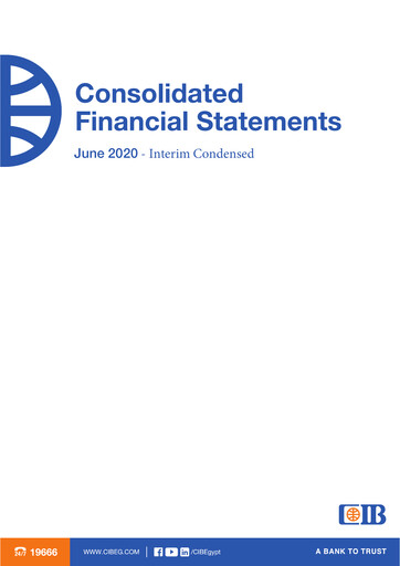 Thumbnail Commercial International Bank Financial Statement 2020-h1