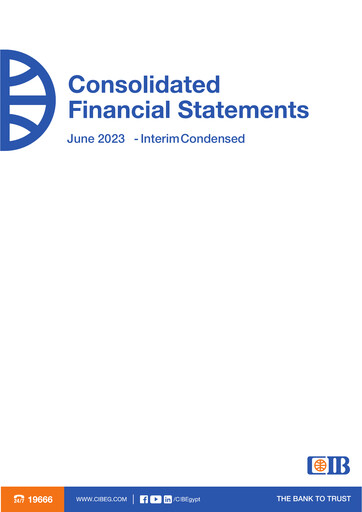Thumbnail Commercial International Bank Financial Statement 2023-h1