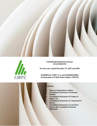 Thumbnail Empresas CMPC Financial Statement 2017