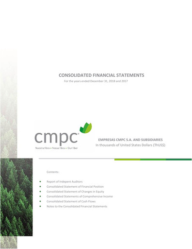 Thumbnail Empresas CMPC Financial Statement 2018