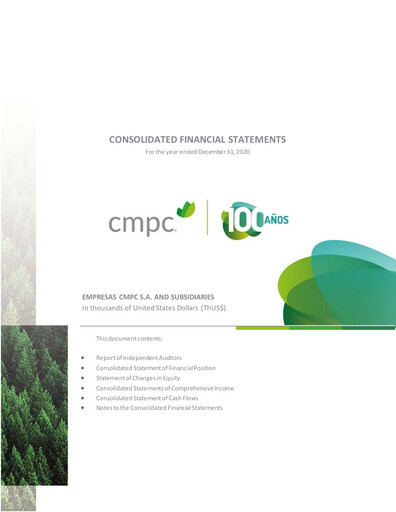 Thumbnail Empresas CMPC Financial Statement 2020