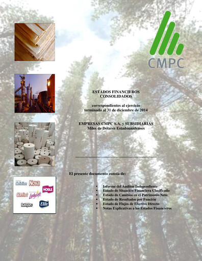 Thumbnail Empresas CMPC Financial Statement 2014