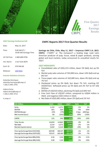 Thumbnail Empresas CMPC Quarterly Report 2017-q1