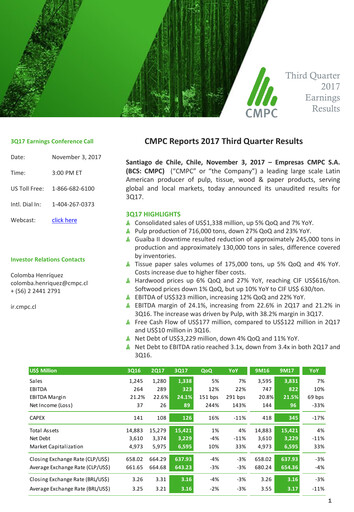 Thumbnail Empresas CMPC Quarterly Report 2017-q3