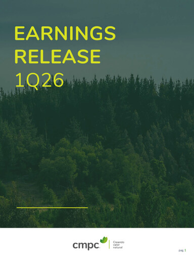 Vorschaubild Empresas CMPC Quartalsbericht 2026-q1