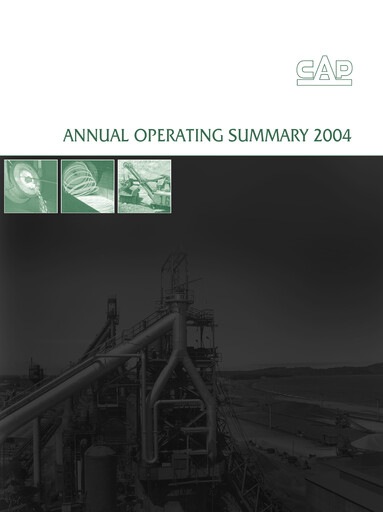 Thumbnail Compañía de Acero del Pacífico
 Annual Report 2004
