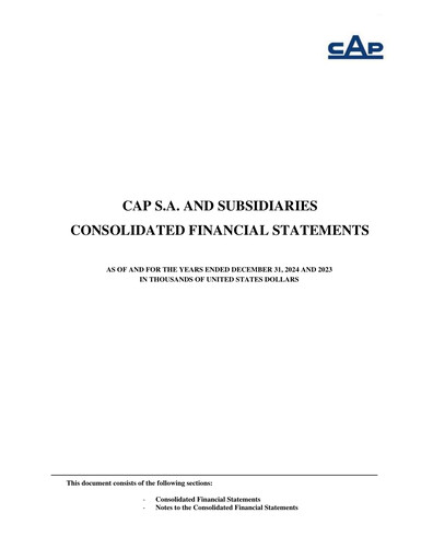 Thumbnail Compañía de Acero del Pacífico
 Financial Statement 2024