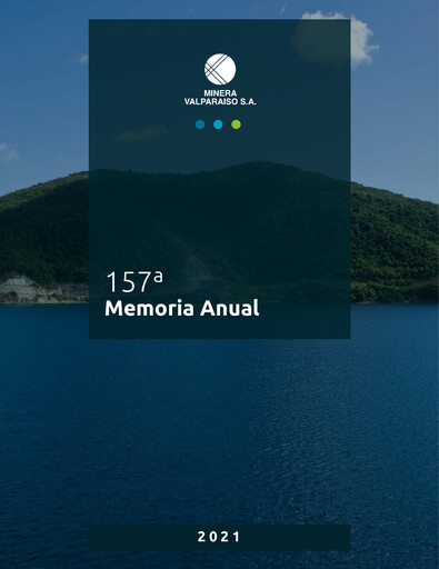 Thumbnail Minera Valparaíso Annual Report 2021
